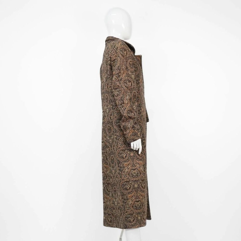 Apparel - Coat ARA Brown Paisley №1, Handmade - MONYER