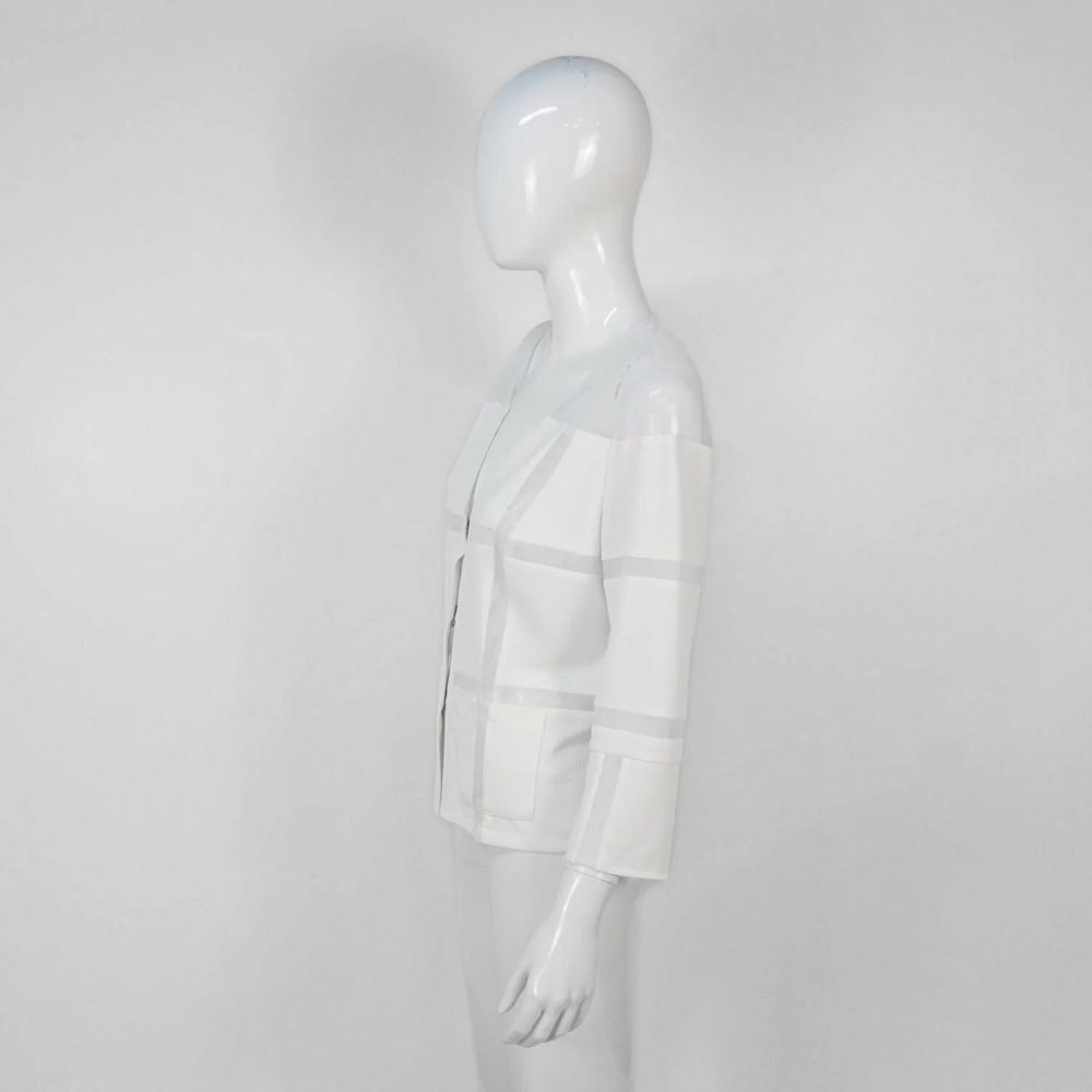 Apparel - Blouse CELESTIA White 1 - White 1 - height: 57.00; width: 38.50; lengh: 49.00 - MONYER