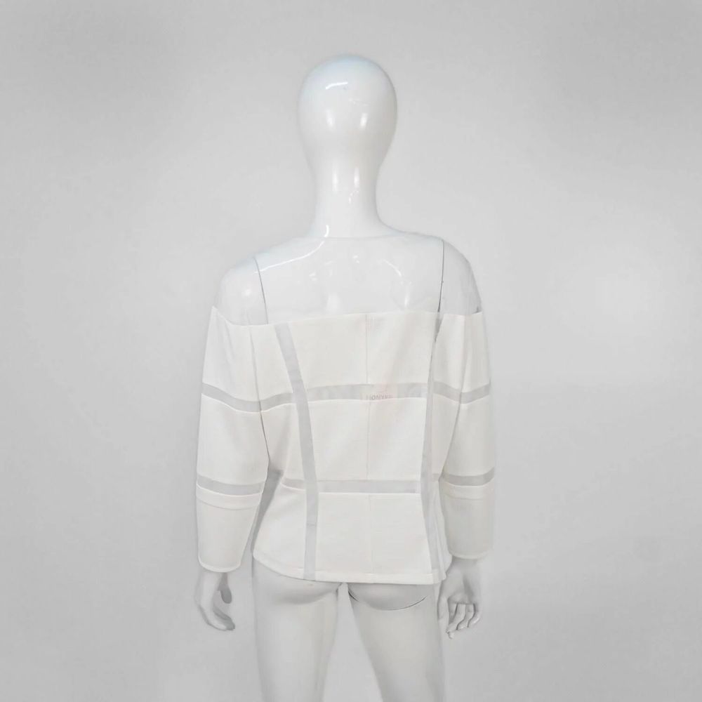 Apparel - Blouse CELESTIA White 1 - White 1 - height: 57.00; width: 38.50; lengh: 49.00 - MONYER
