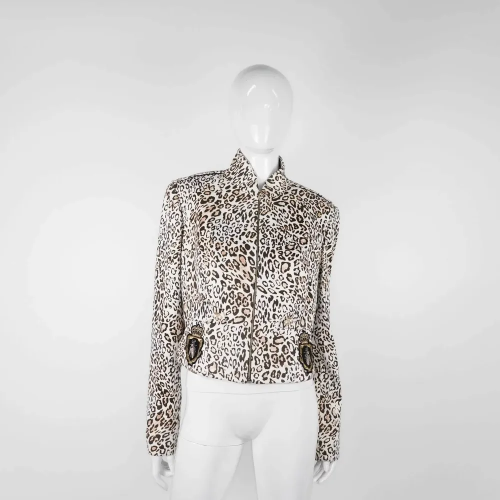 Prêt-à-porter - Blazers LEPUS PREMIUM Blanc Doré Leo - Blanc Doré Leo - hauteur : 51,10 ; largeur : 43,00 ; durée : 66,00 - MONYER