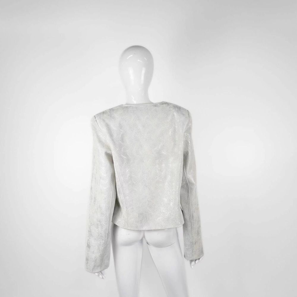 Apparel - Blazers LIBRA PREMIUM White Silver - White Silver - height: 53.50; width: 42.00; lengh: 68.00 - MONYER
