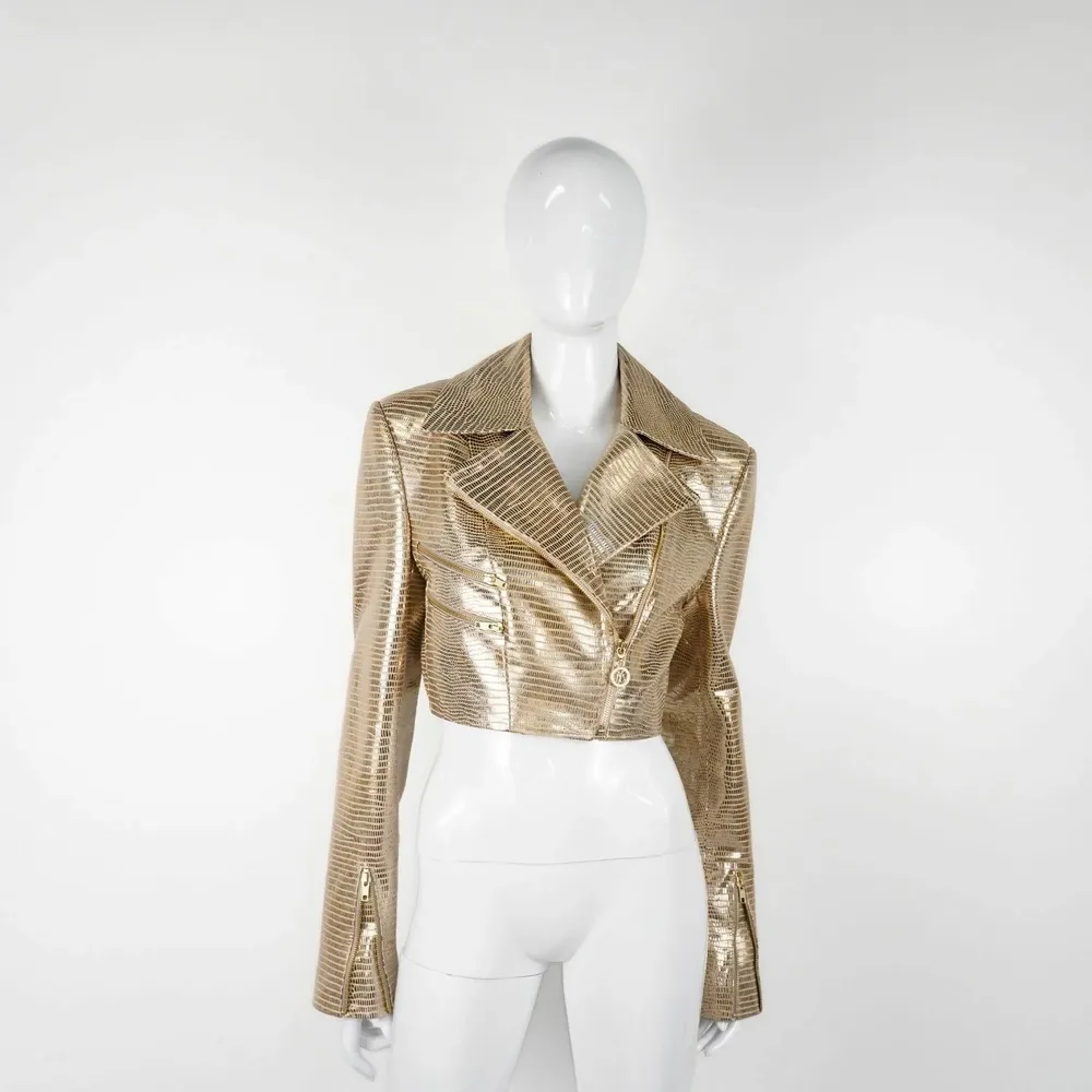 Prêt-à-porter - Blazers SOL Imprimé serpent doré - Imprimé serpent doré - hauteur : 41,00 ; largeur : 43,00 ; durée : 66,00 - MONYER