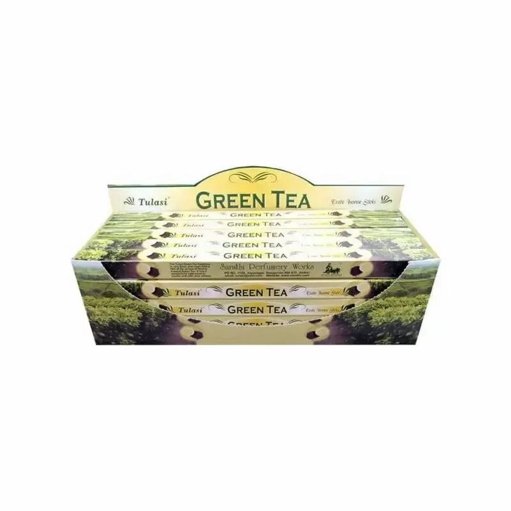 Scents - Incense tulasi sarathi green tea 8stks - ARABESK