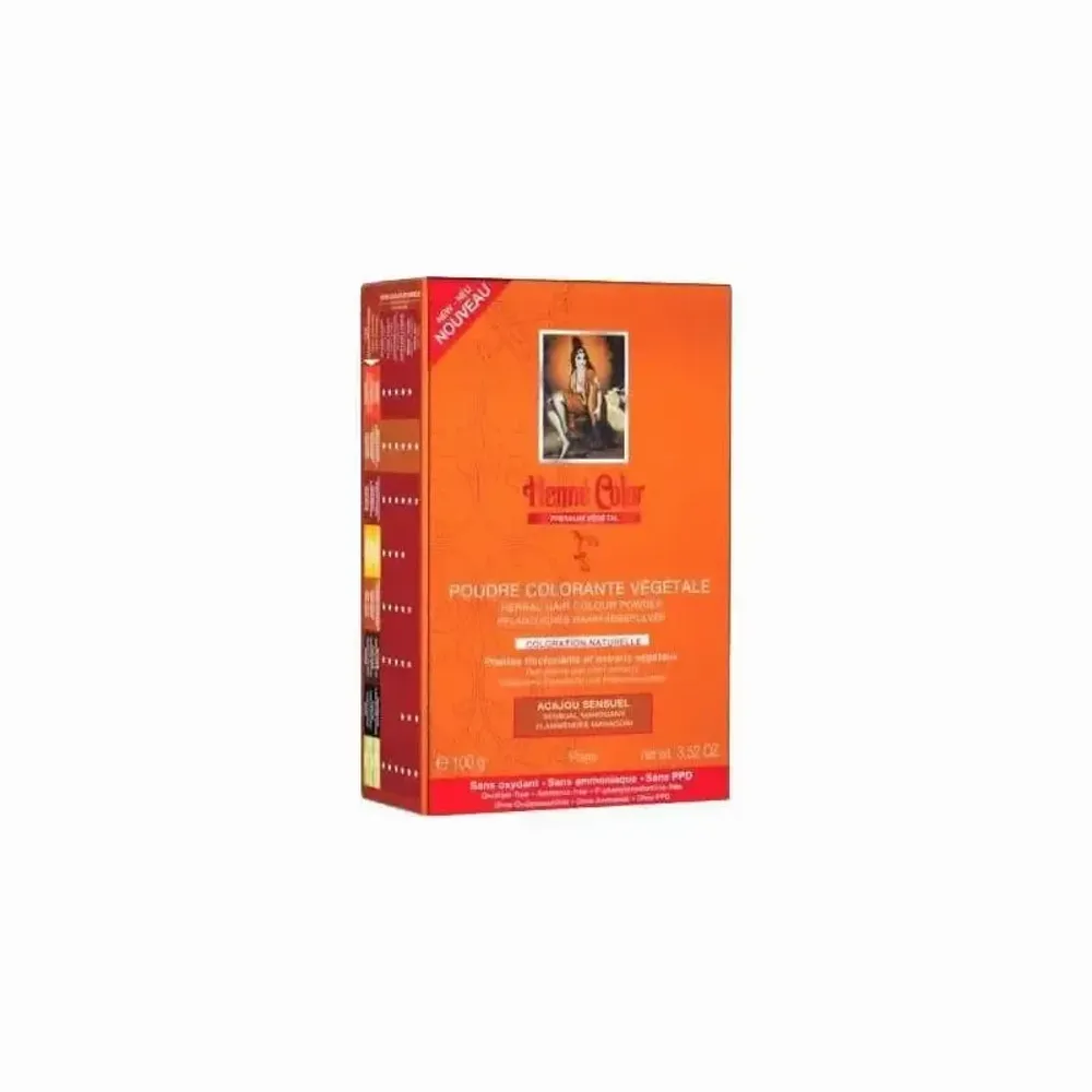 Beauty products - Pack of 3 premium vegetable coloring powder sensual mahogany 100g - ARABESK
