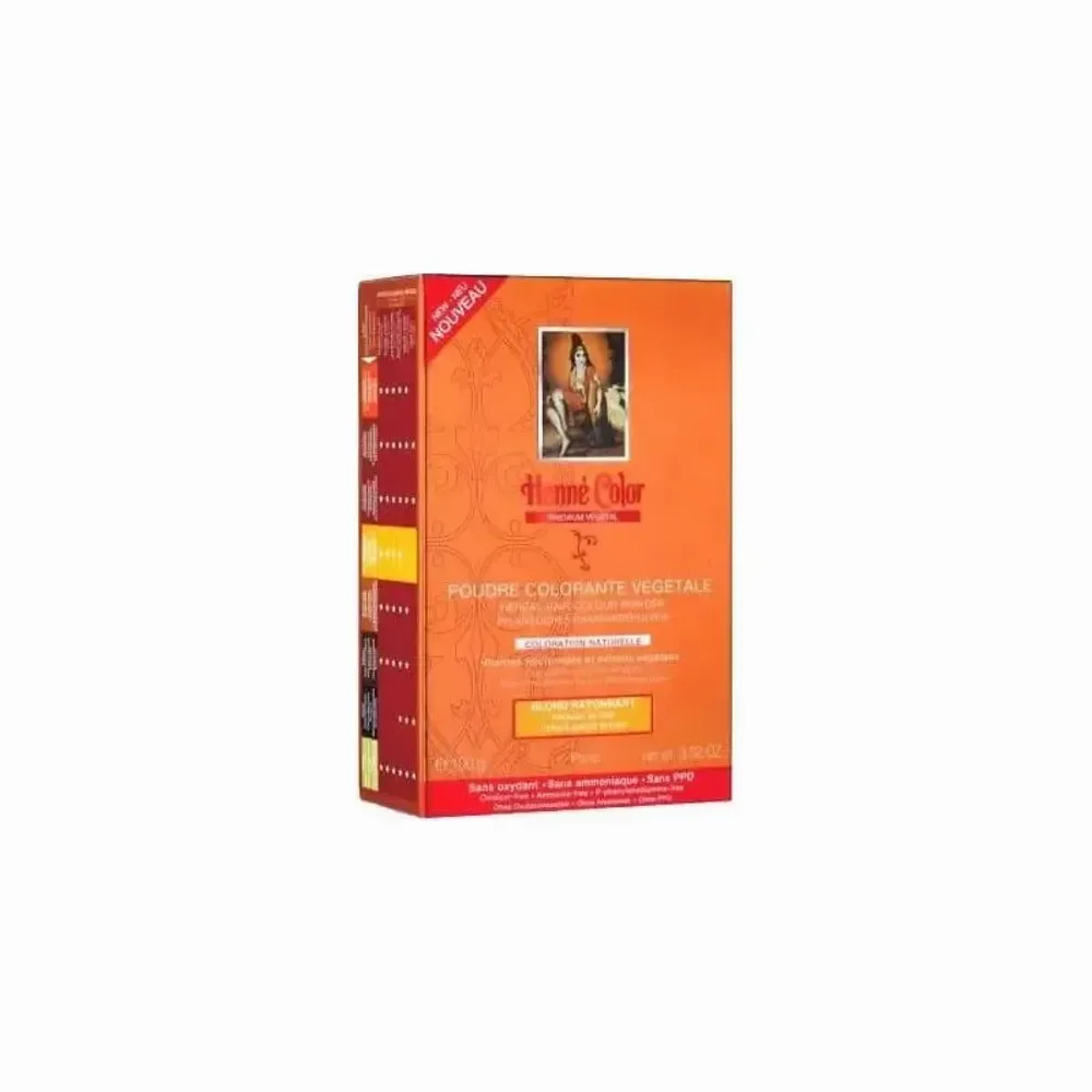 Cosmétiques - Pack de 3 Poudre colorantes végétale premium blond rayonnant 100g - ARABESK