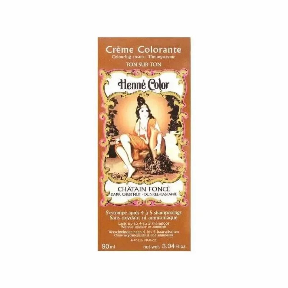 Beauty products - Pack of 3 dark brown henna coloring creams 90ml - ARABESK