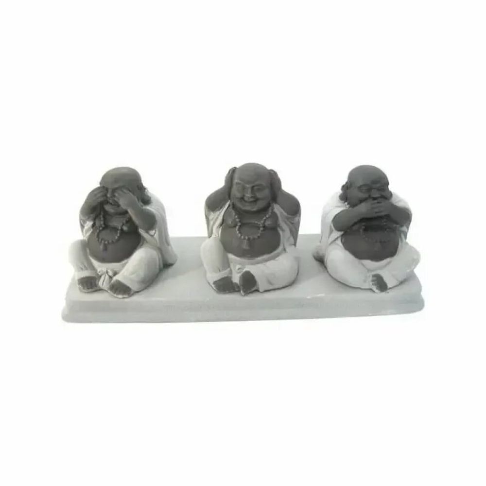Objets de décoration - Bouddhas de la sagesse sur plateau 20cm - ARABESK