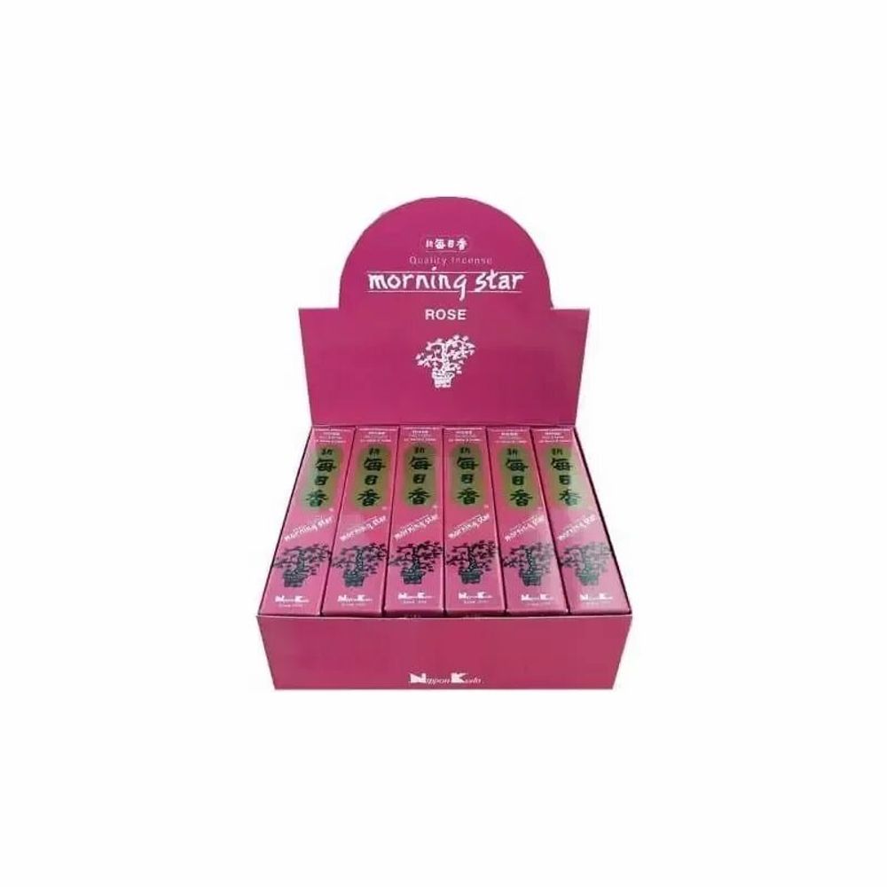 Senteurs - Encens japonais morning star rose paquet de 50 batonnets - ARABESK