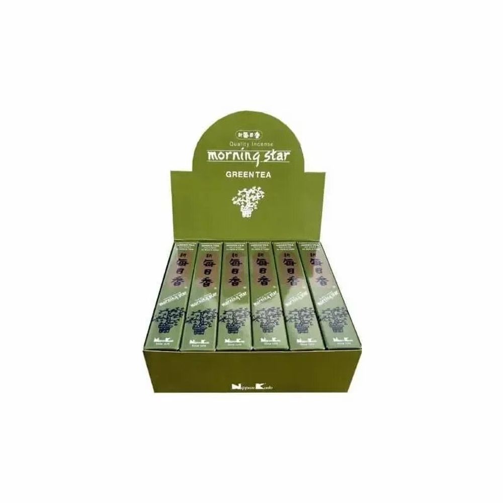 Senteurs - Encens japonais morning star thé vert paquet de 50 batonnets - ARABESK