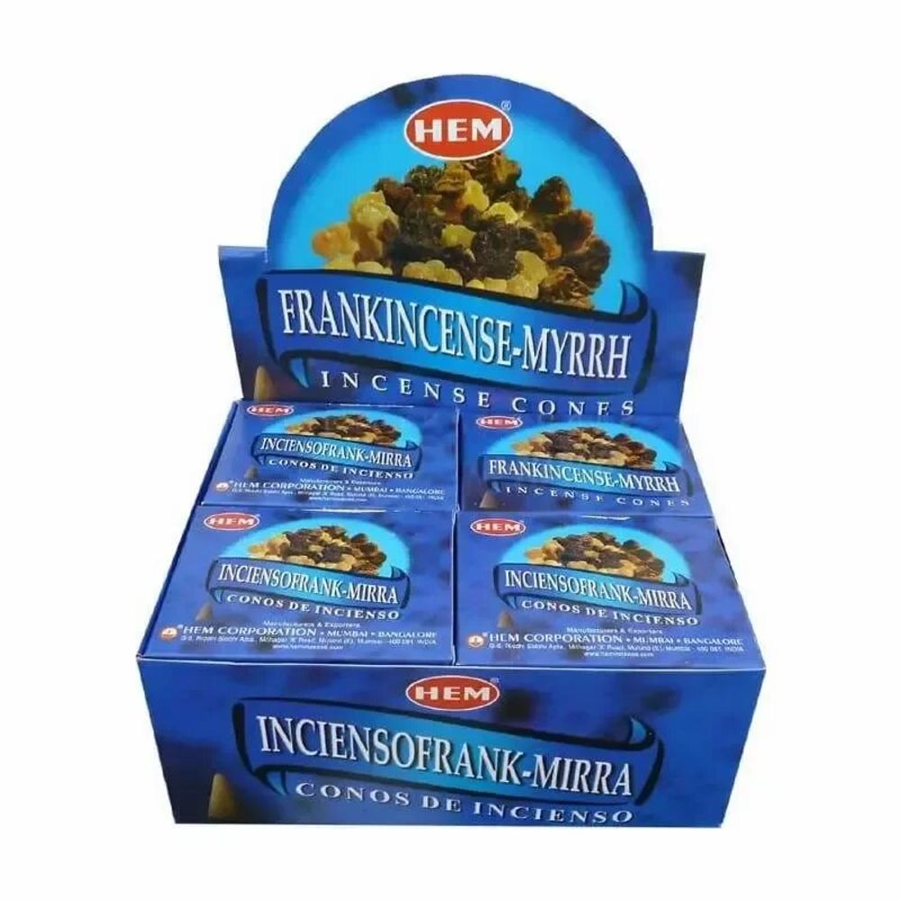 Scents - Frankincense Myrrh Hem incense cones - ARABESK