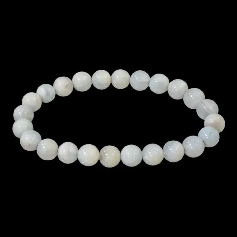 Bracelets - Bracelet Aigue Marine perles 8-9mm - ARABESK
