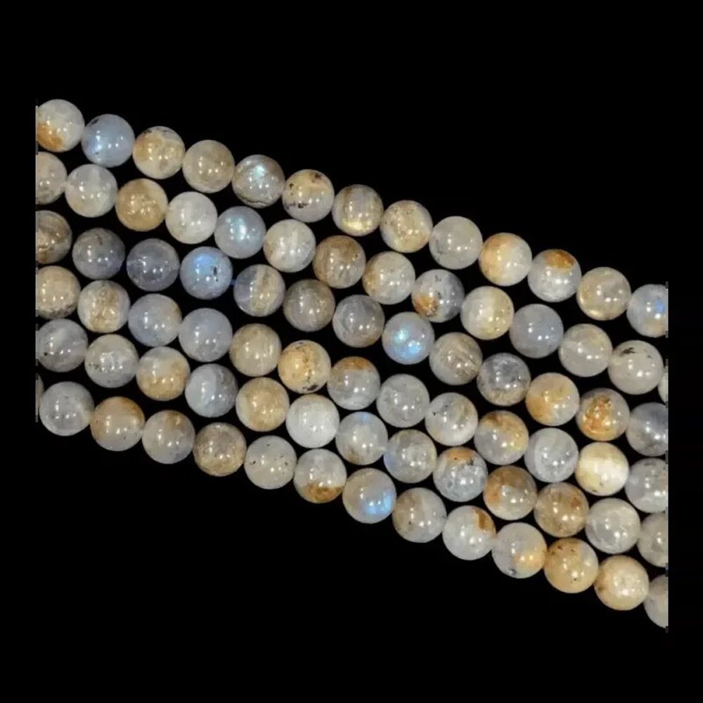 Jewelry - 8mm Labradorite A pearls on 40cm string - ARABESK