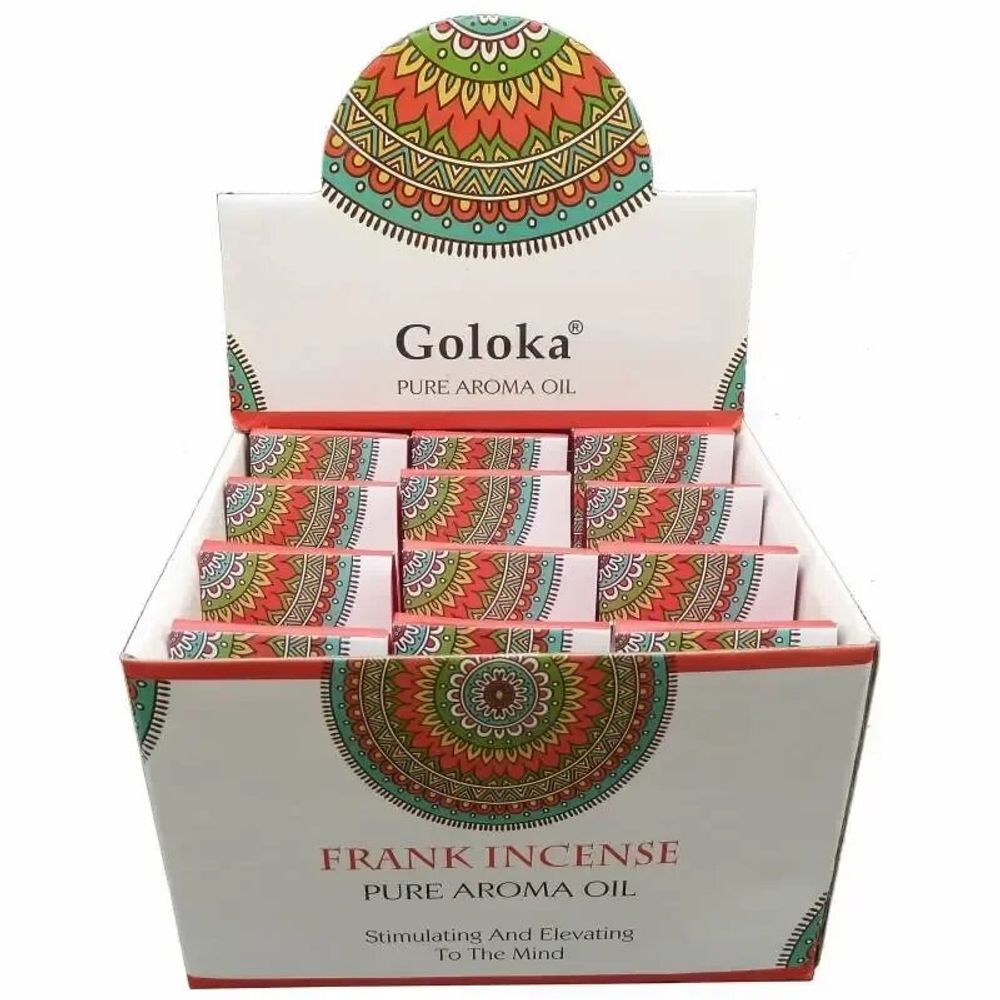 Scents - Perfumed Goloka Frankincense oil 10mL 12pcs - ARABESK