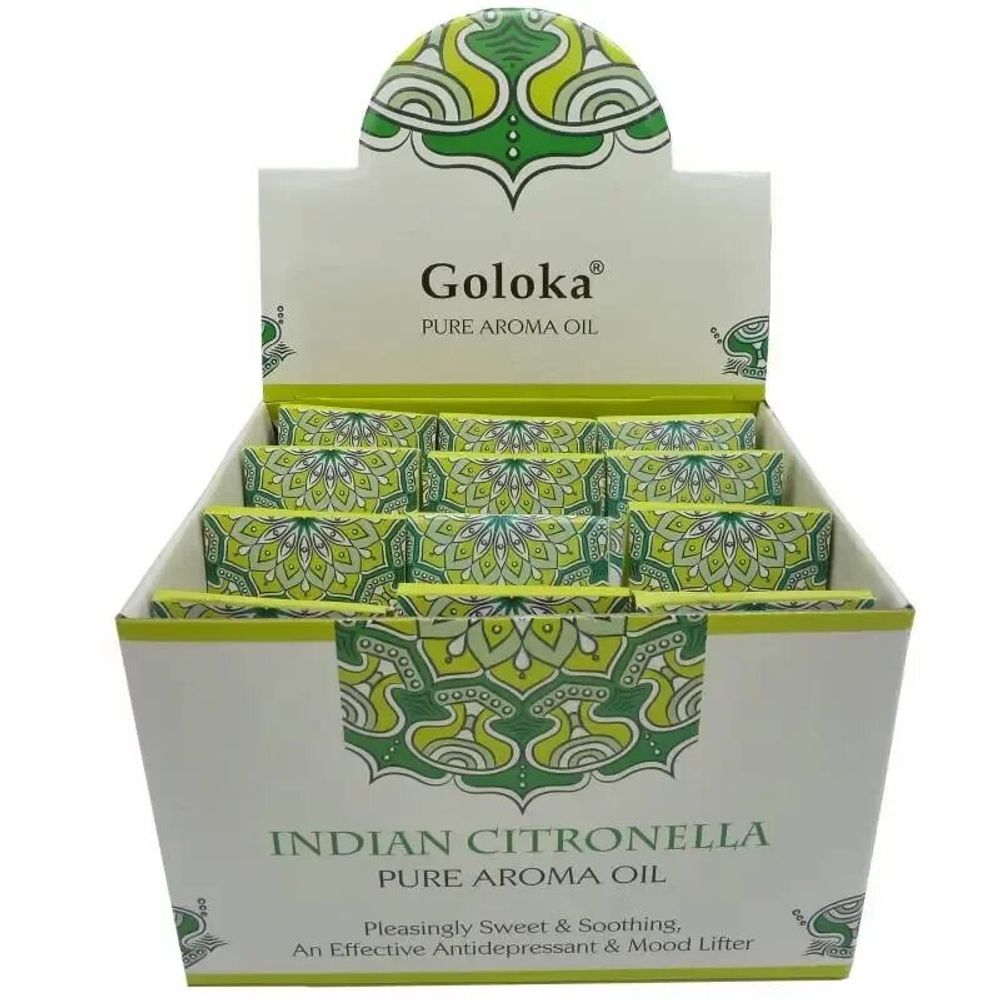 Senteurs - Huile parfumée Goloka Citronnelle 10mL x 12 - ARABESK