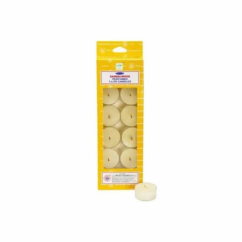 Senteurs - Set de 12 bougies parfumées chauffe plat Satya Sandalwood - ARABESK