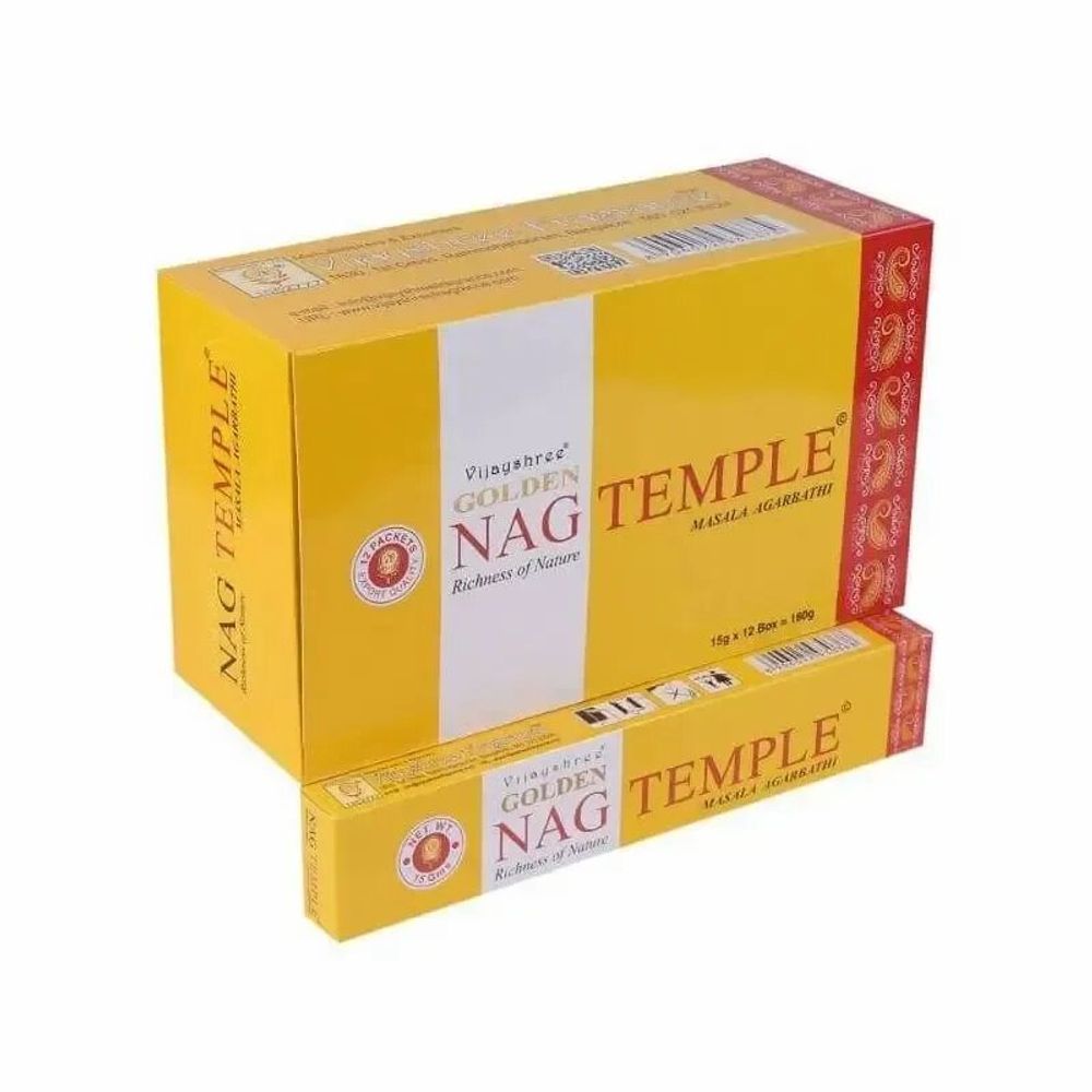 Scents - Vijayshree Golden Nag Temple incense 15g - ARABESK