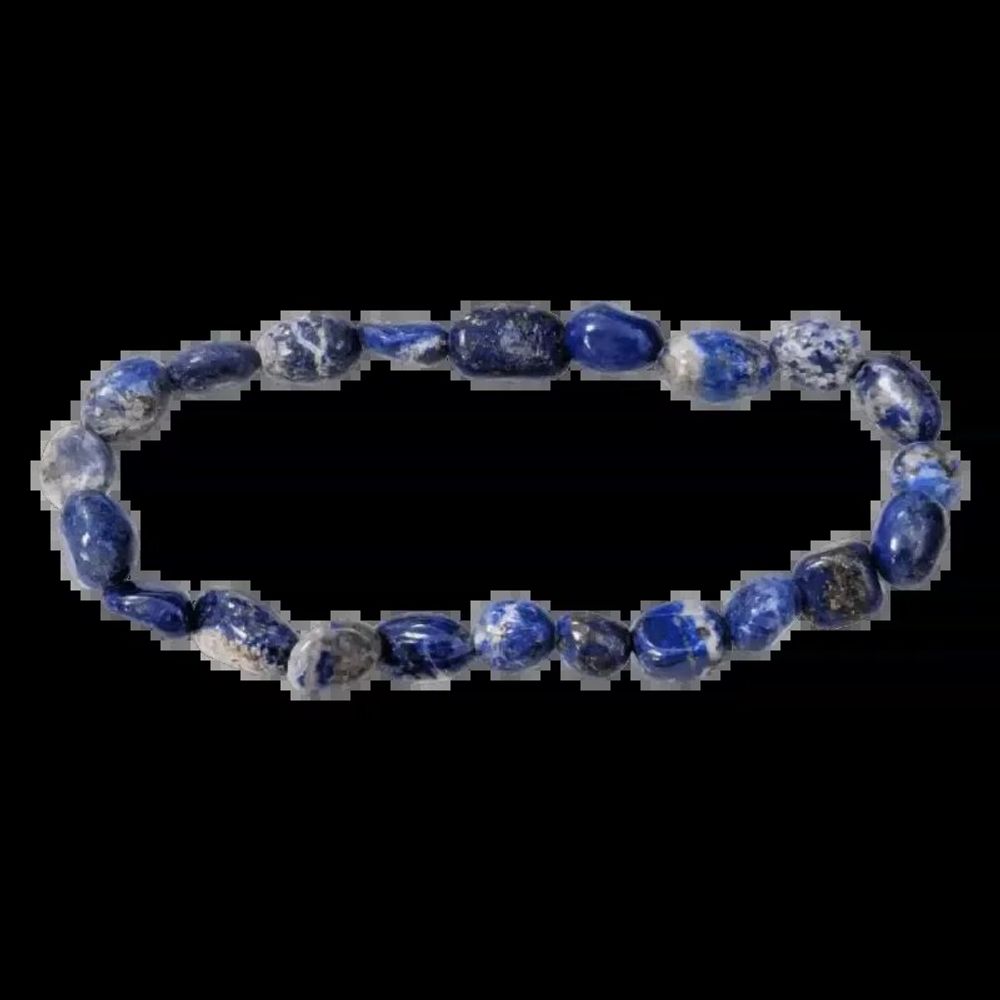 Bracelets - Bracelet Lapis Lazuli A pierres roulées - ARABESK