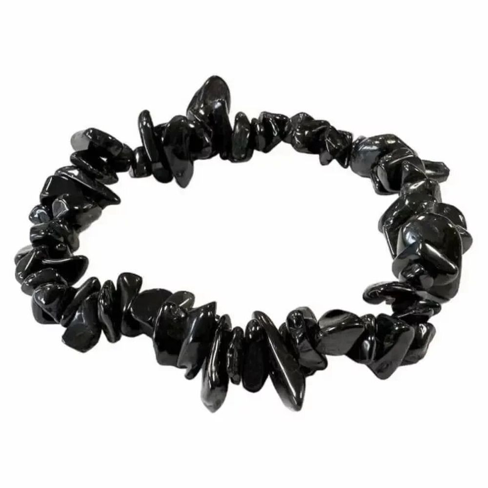 Bracelets - Bracelet Black Tourmaline A chips 12-15cm (Small size) - ARABESK