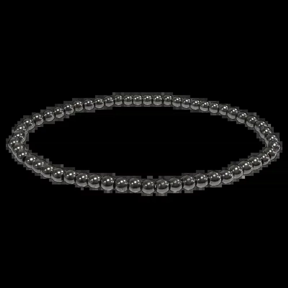 Bracelets - Bracelet Hematite perles 4mm - ARABESK