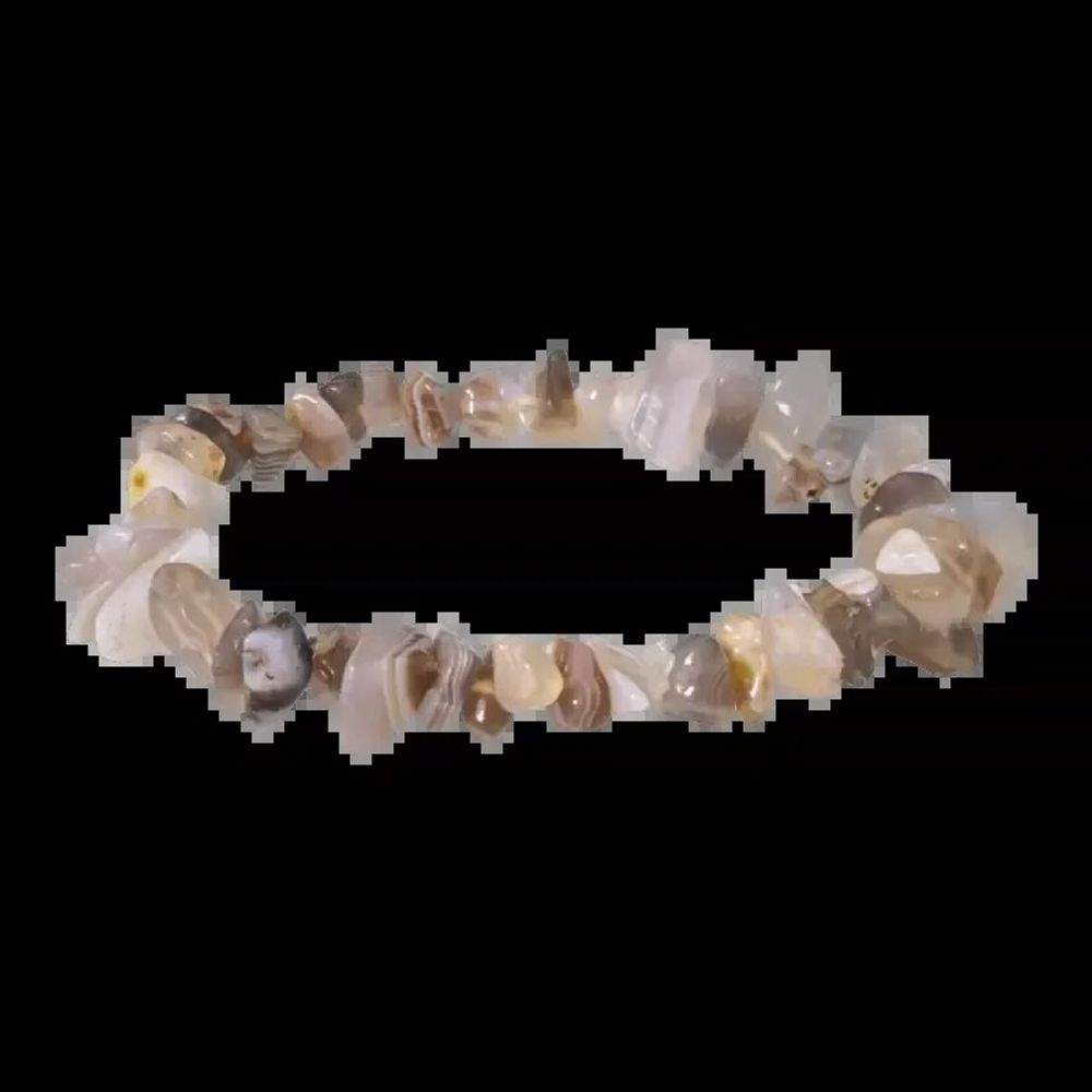 Bracelets - Bracelet Agate Botswana A chips 18cm - ARABESK