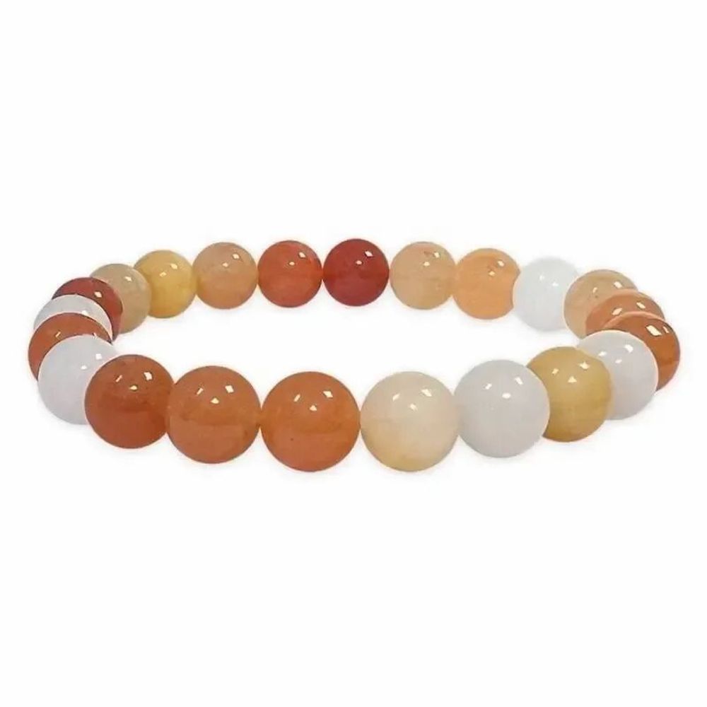 Bracelets - Bracelet Jade multicolore perles 8mm - ARABESK
