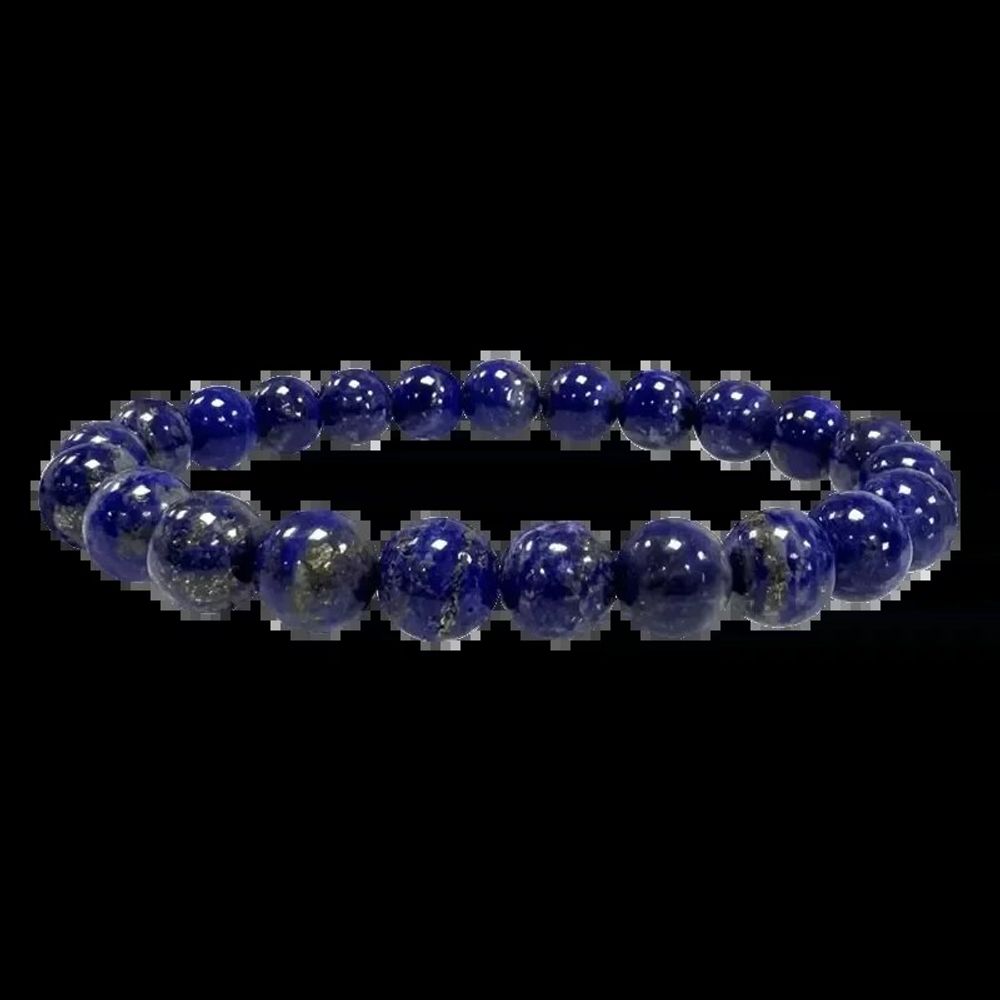 Bracelets - Bracelet Lapis Lazuli AA perles 8-9mm - ARABESK