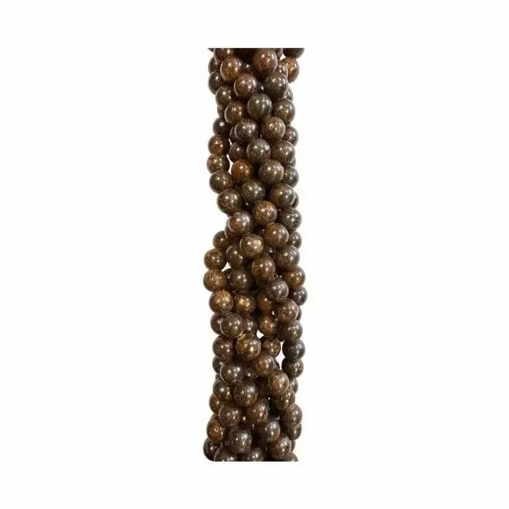 Jewelry - Bronzite A 6mm pearls on string - ARABESK