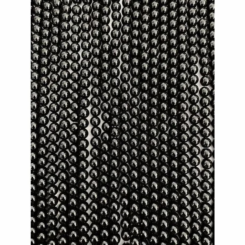 Jewelry - Onyx A 6mm pearls on string - ARABESK