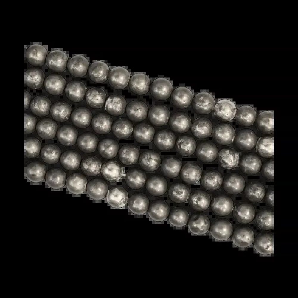 Bijoux - Pyrite perles 6mm sur fil 40cm - ARABESK