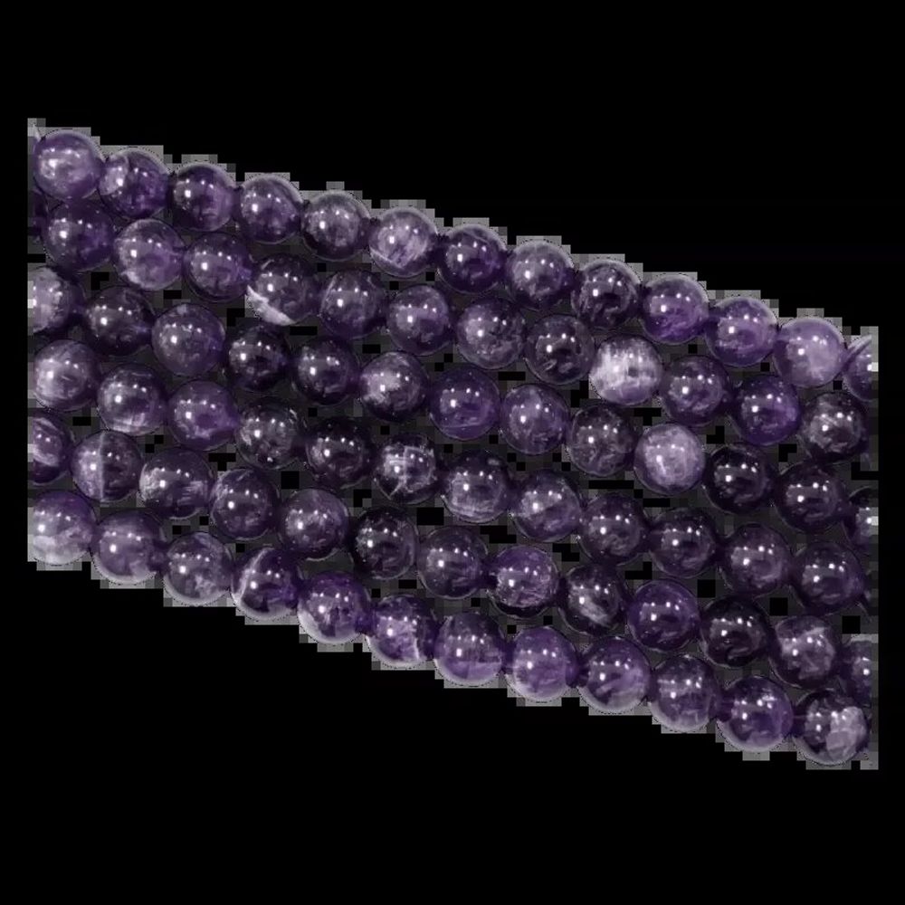 Bijoux - Amethyste A perles 8-9mm sur fil 40cm - ARABESK