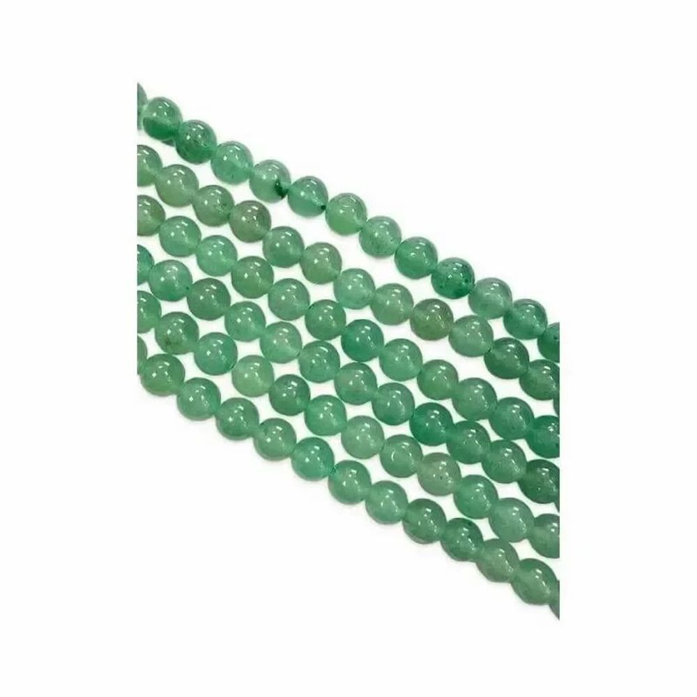 Jewelry - Green Aventurine 8mm pearls on string - ARABESK