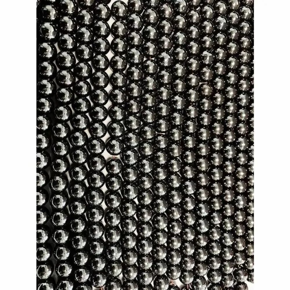Jewelry - Hematite 6mm pearls on string - ARABESK