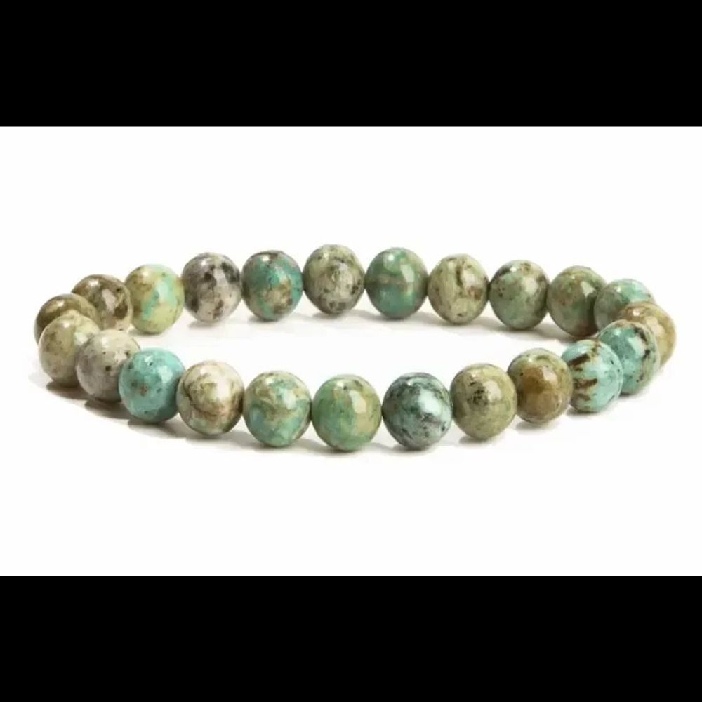 Bracelets - Bracelet Chrysocolle A perles 8mm - ARABESK