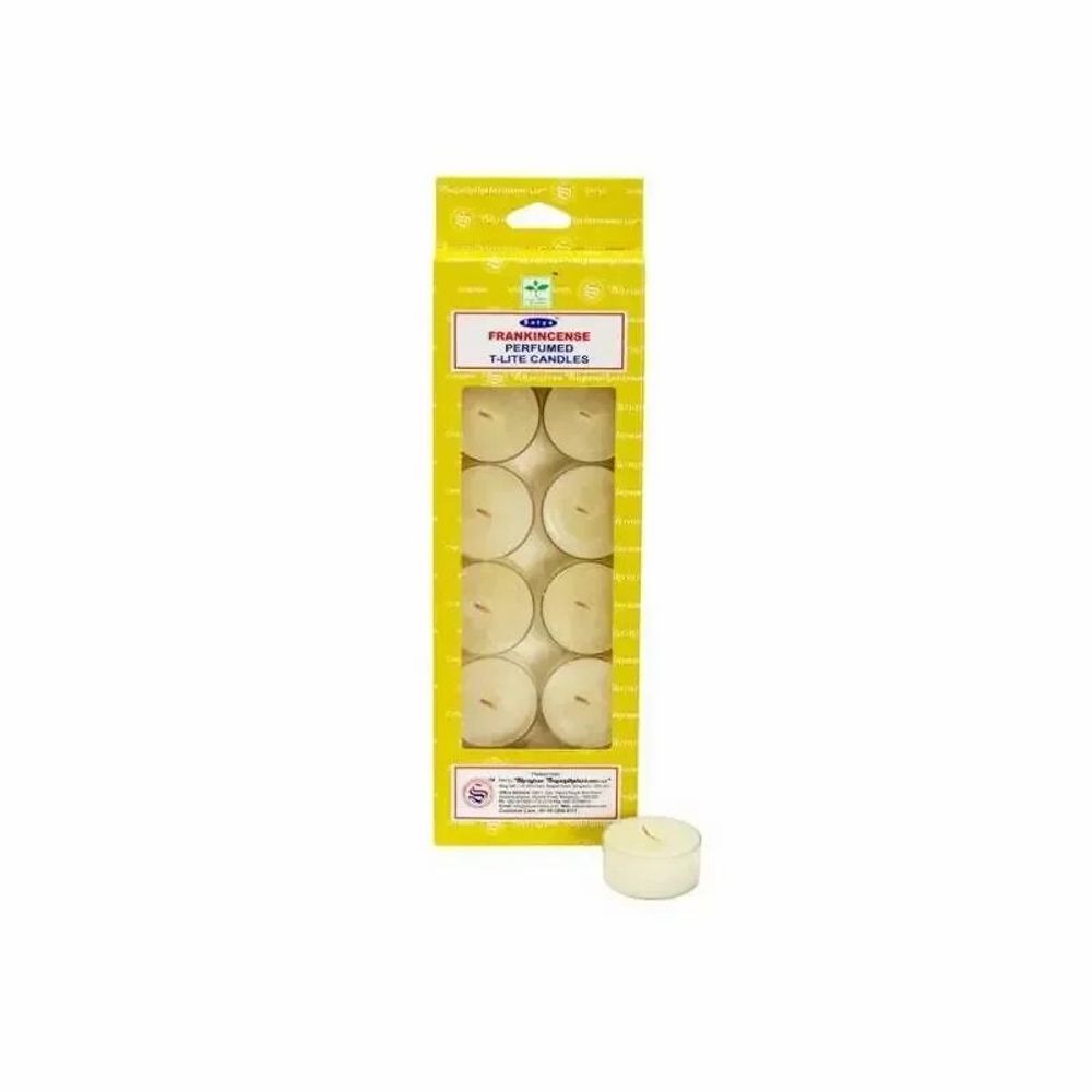 Scents - Pack of 12 perfumed tea candles Satya Frankincense - ARABESK