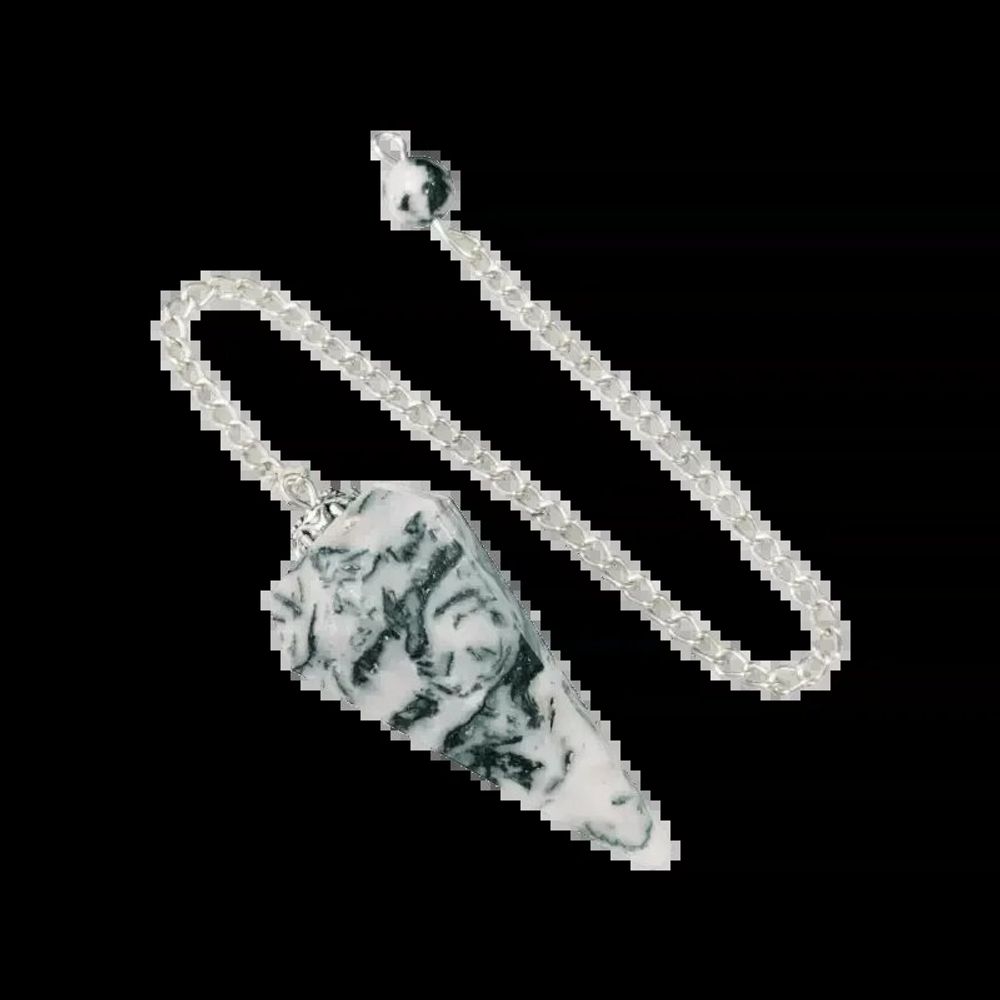 Jewelry - Agate Pendulum Conical Tree 6 Sides - ARABESK