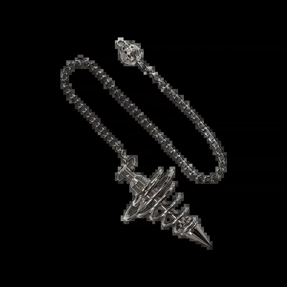 Jewelry - Black metal spiral pendulum - ARABESK