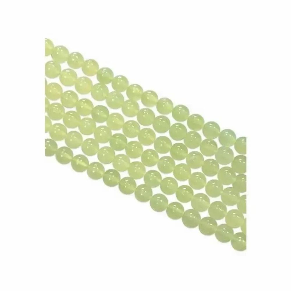 Bijoux - Jade de Chine A perles 6mm sur fil 40cm - ARABESK