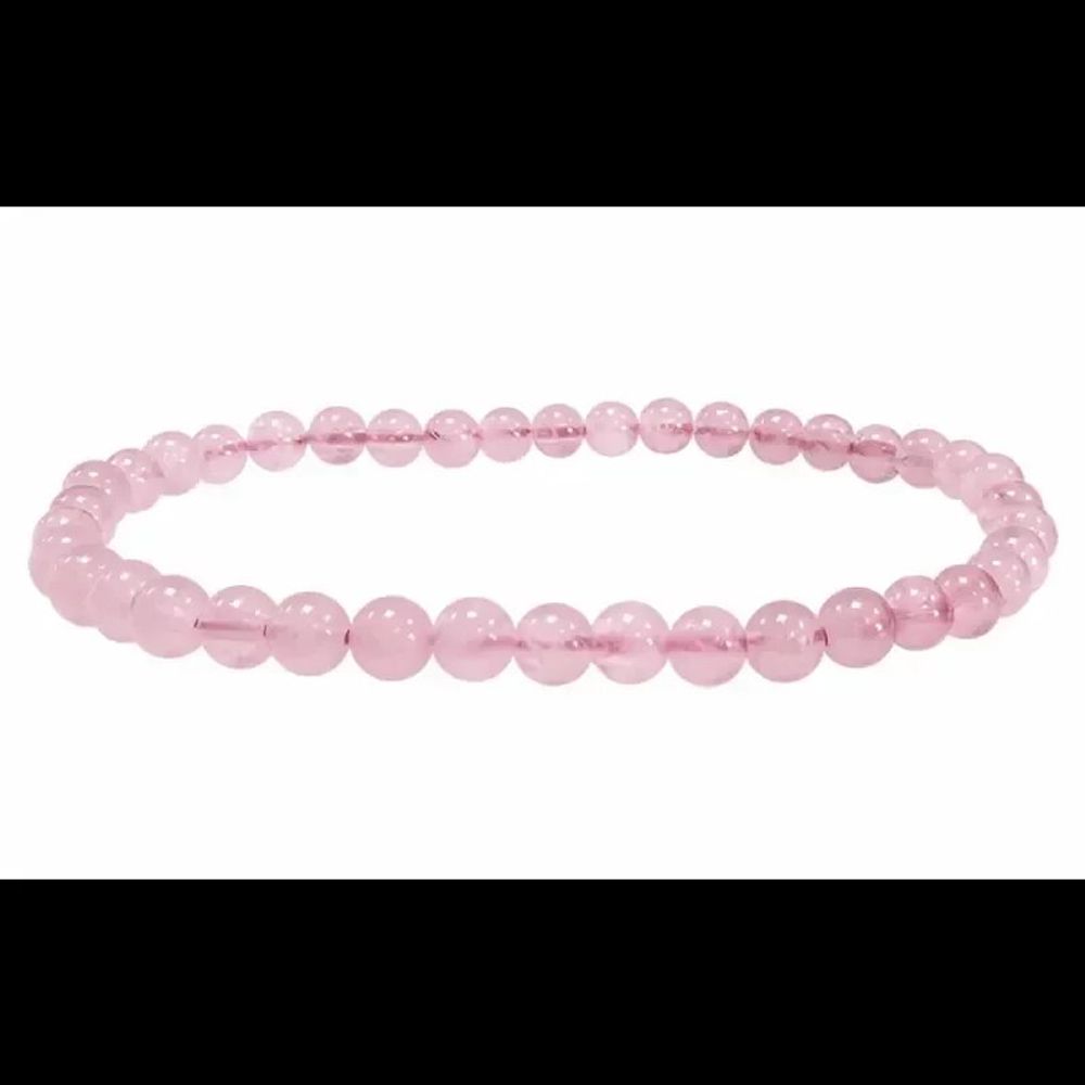 Bracelets - Bracelet Quartz Rose A perles 4mm - ARABESK