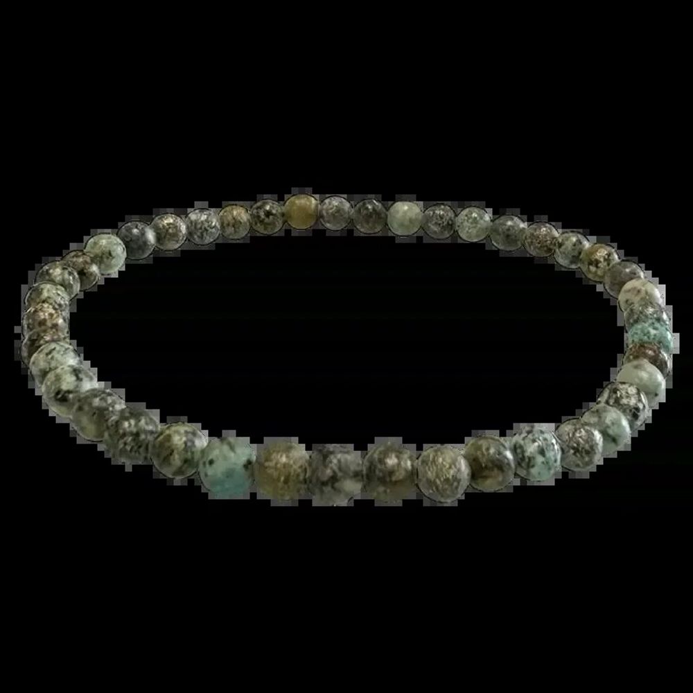 Bracelets - Bracelet turquoise naturelle d'Afrique perles 4-5mm - ARABESK
