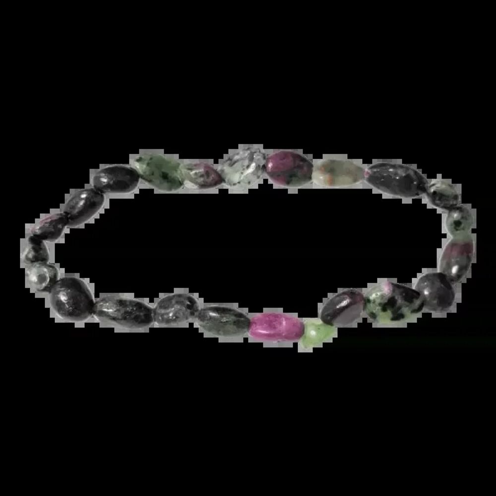 Bracelets - Ruby Zoisite A tumbled stones bracelet - ARABESK