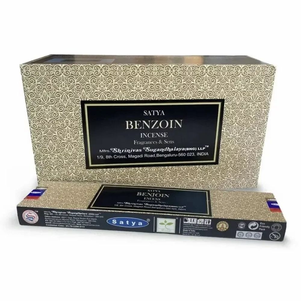 Senteurs - Encens Satya Fragrances & Sens Benjoin 15g - ARABESK