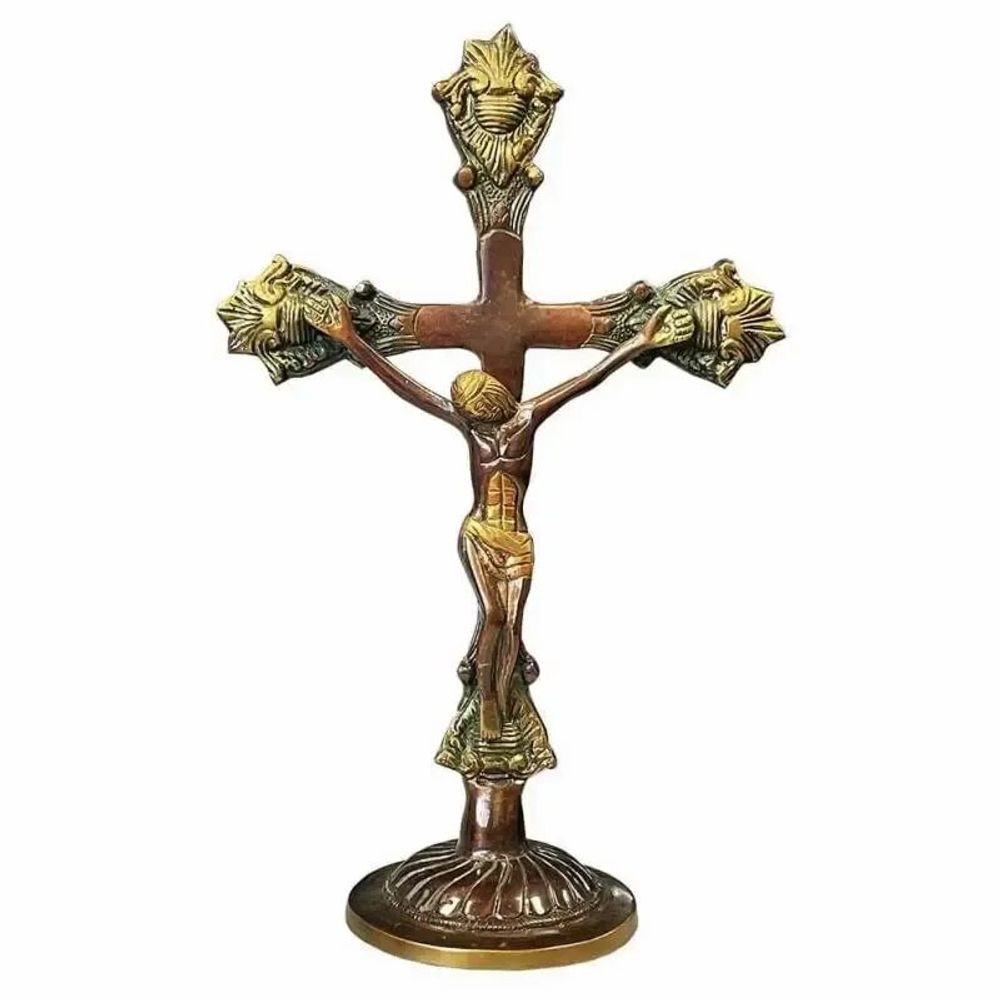 Decorative objects - Jesus on the Cross Brass 27cm - ARABESK