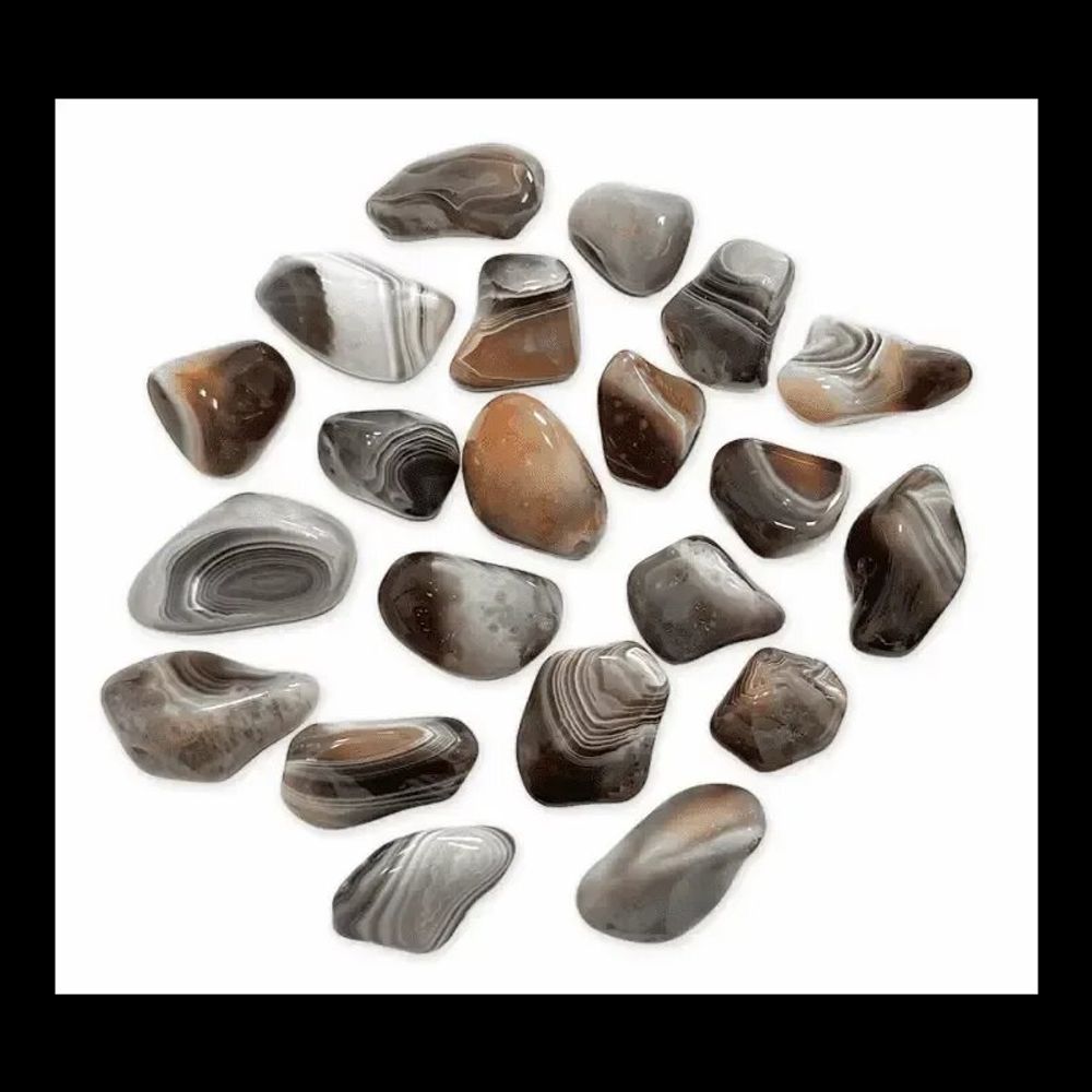 Jewelry - Agate Botswana AA tumbled stone 250g - ARABESK
