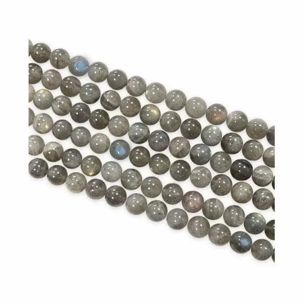 Bijoux - Perles Labradorite AA 7.5-8.5mm sur fil 40cm - ARABESK