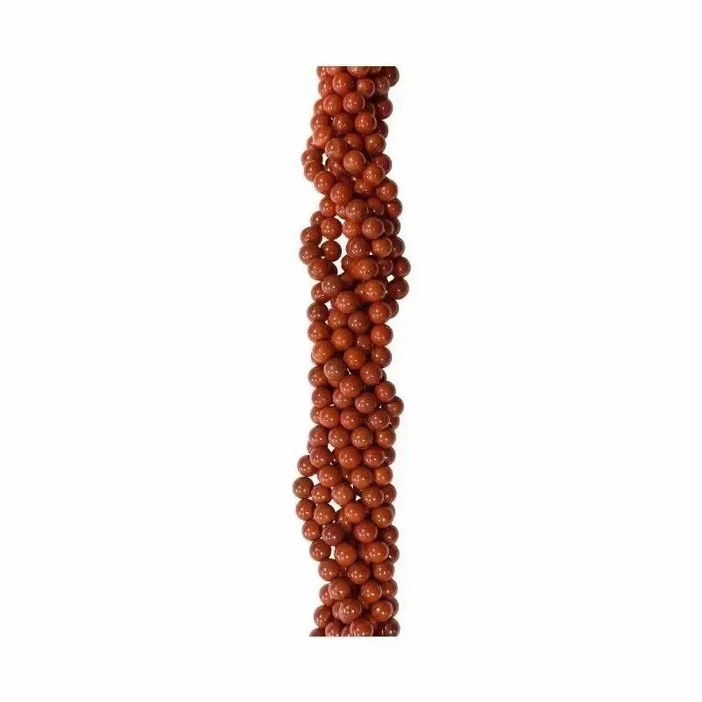 Bijoux - Jaspe Rouge A perles 6mm sur fil 40cm - ARABESK