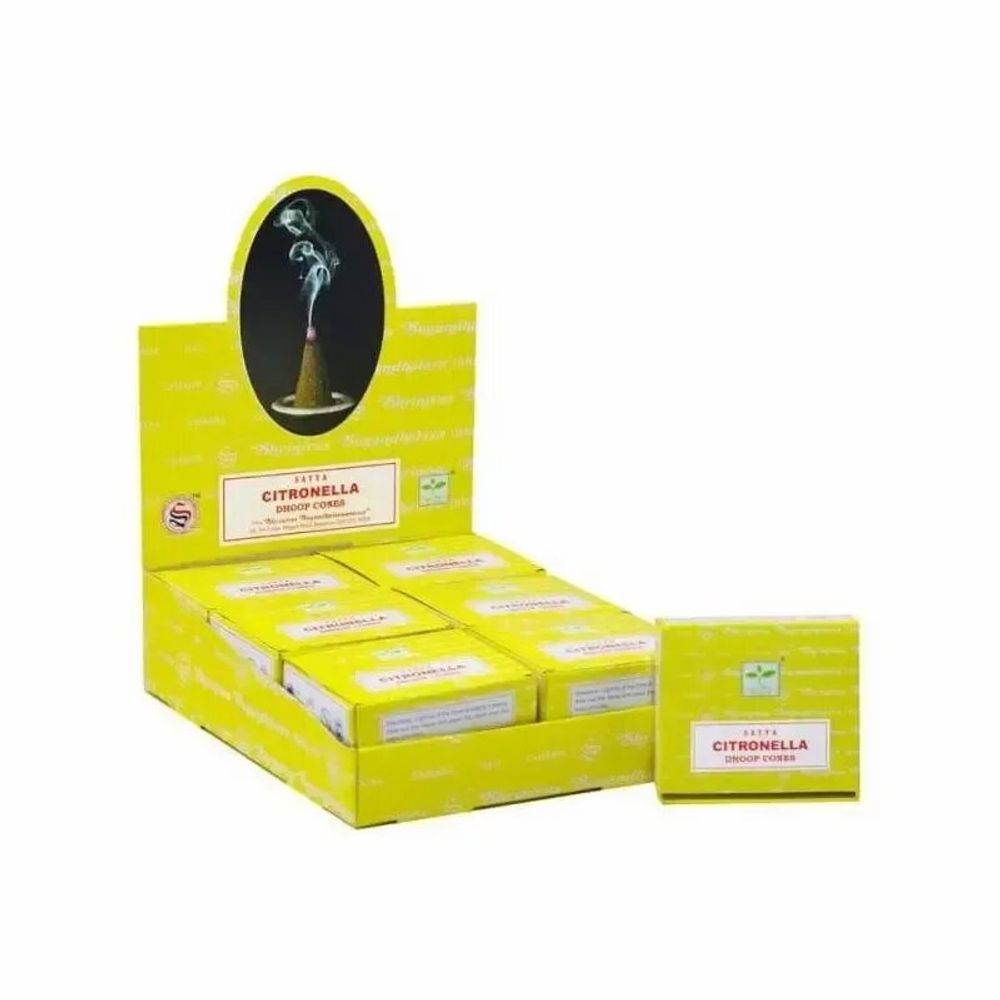 Senteurs - Encens satya Citronnelle en cones - ARABESK