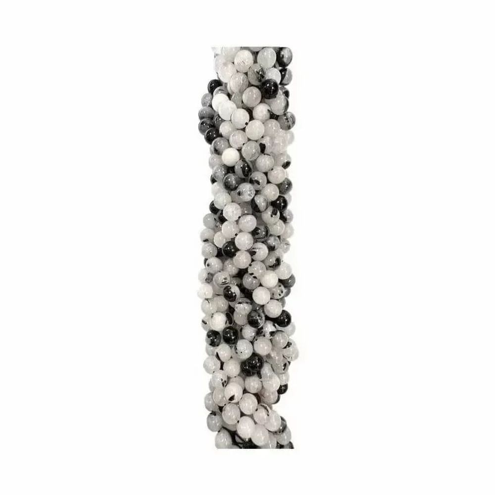 Jewelry - Rock Crystal Tourmaline A 8mm pearls on string - ARABESK