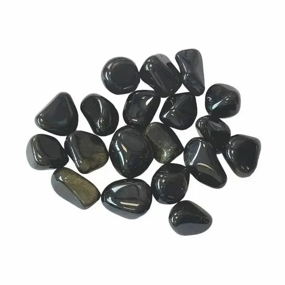 Jewelry - Black Golden Obsidian A tumbled stone 250g - ARABESK