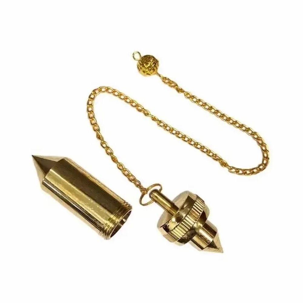 Bijoux - Pendule Bullet en Laiton avec réservoir - ARABESK