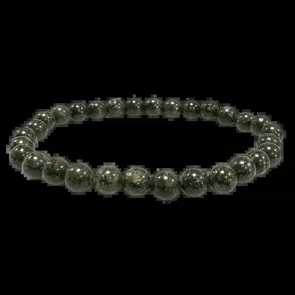 Bracelets - Serpentine Peru 6mm pearls bracelet - ARABESK